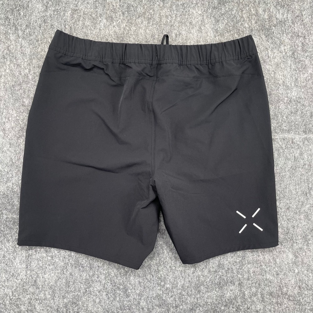 Ten Thousand Shorts Mens XXL Black Foundation 8" Inseam Training Workout Gym